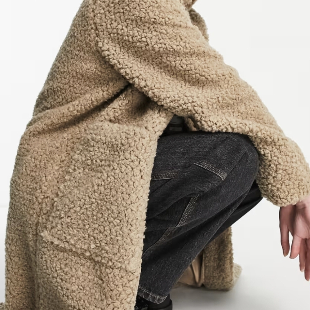 Women's Plush Tan Teddy Jacket